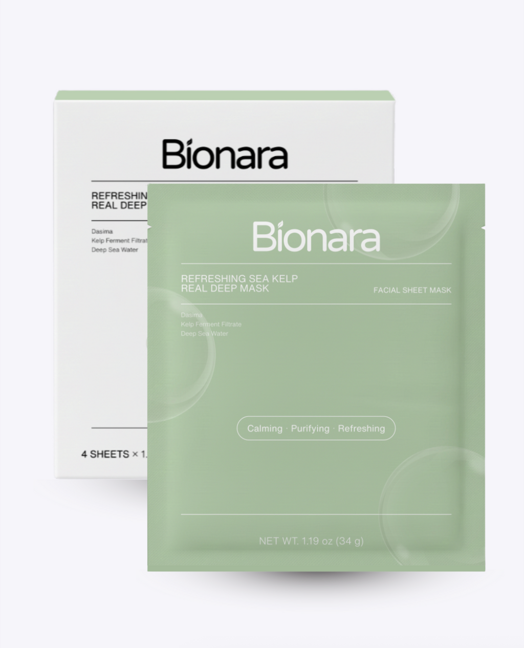Refreshing Sea Kelp Real Deep Mask (4 Masks/Box)