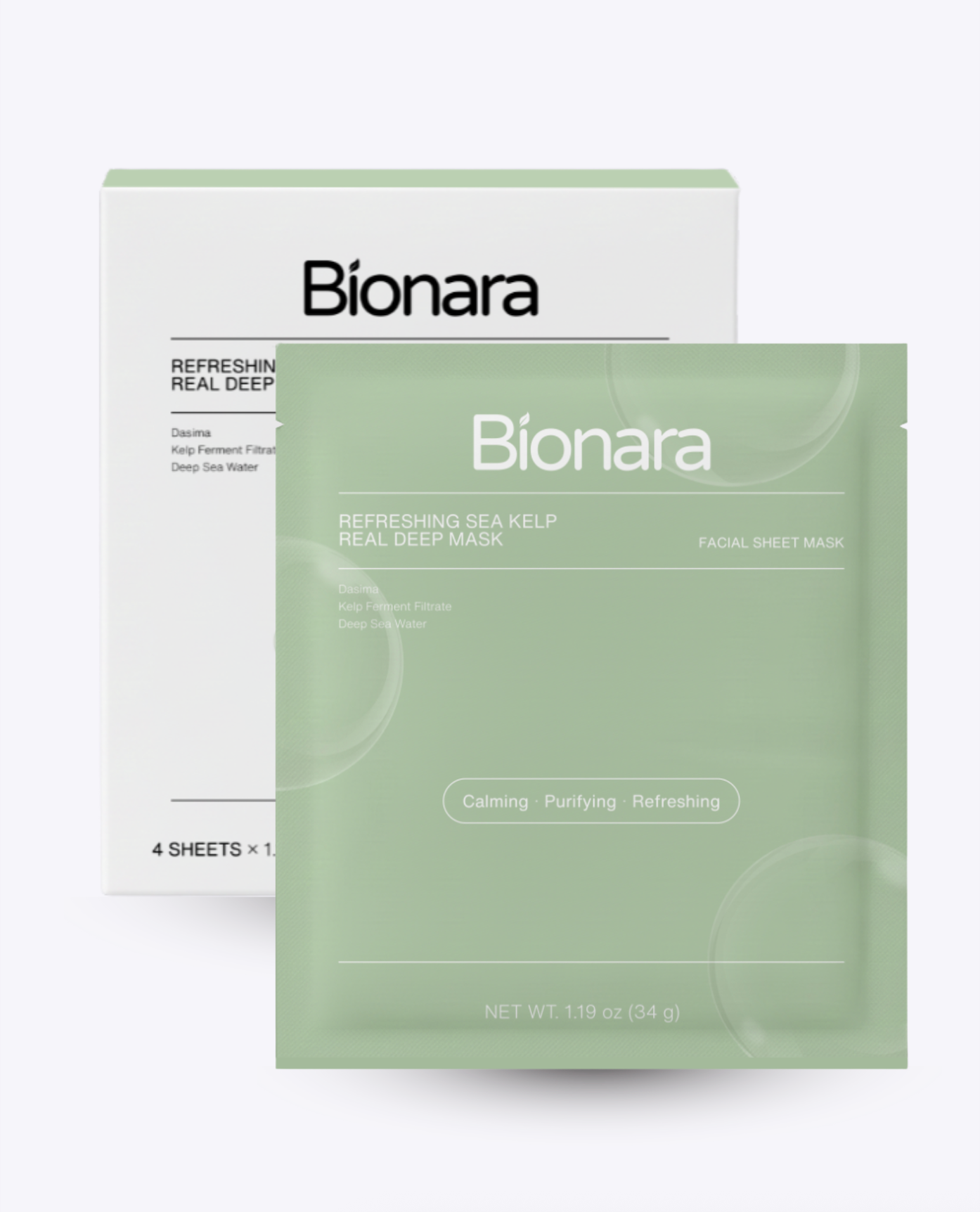 Refreshing Sea Kelp Real Deep Mask (4 Masks/Box)