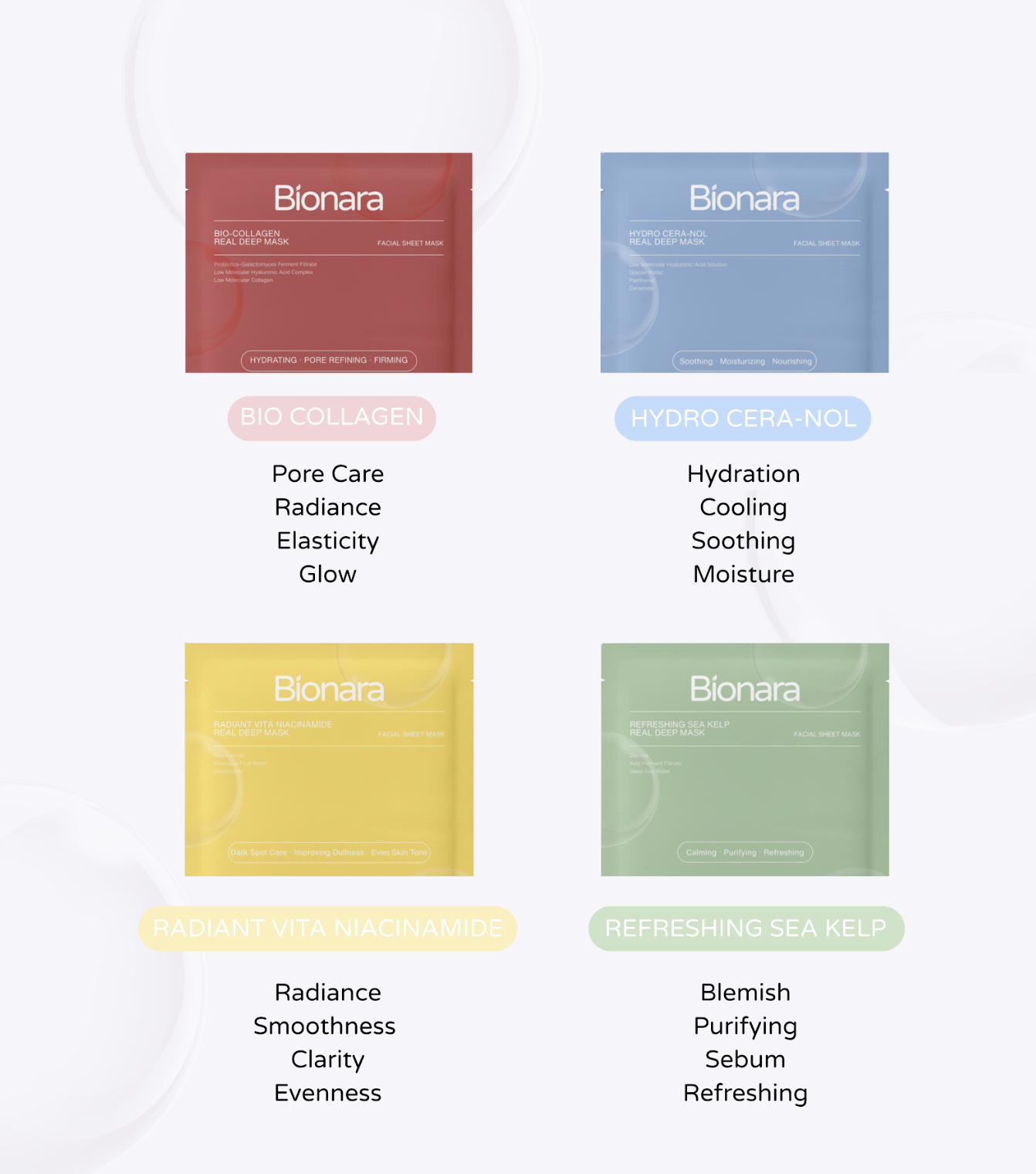 Bio-collagen Real Deep Mask (4 Masks/Box)