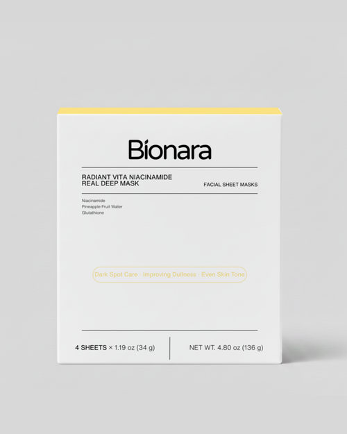 Radiant Vita Niacinamide Real Deep Mask (4 Masks/Box)
