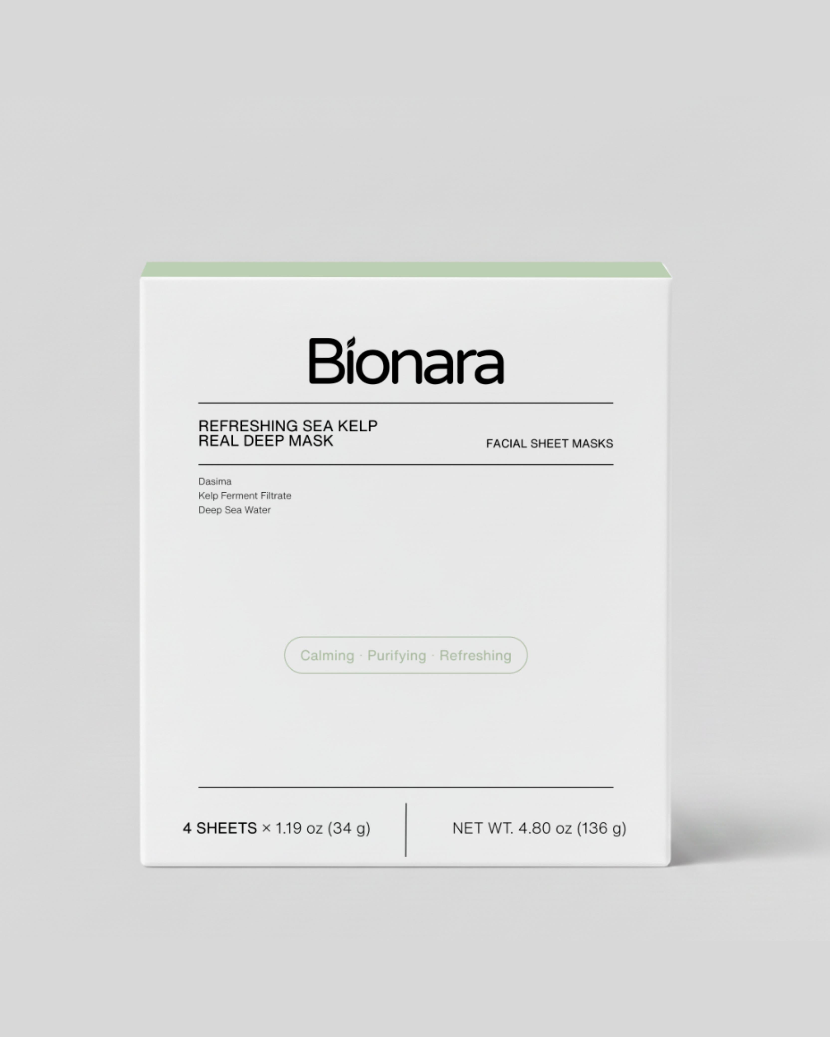 Refreshing Sea Kelp Real Deep Mask (4 Masks/Box)